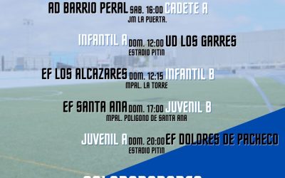 Horarios fin de semana y comienzo de liga