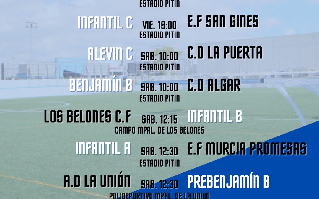 HORARIOS 23 Y 24 DE MAYO