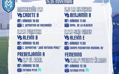 HORARIOS 15 Y 16 DE NOVIEMBRE