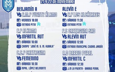 HORARIOS 22 Y 23 DE NOVIEMBRE