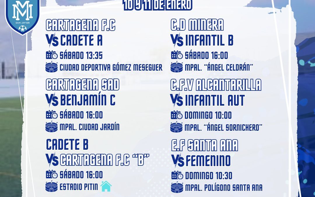 HORARIOS 10 Y 11 DE ENERO