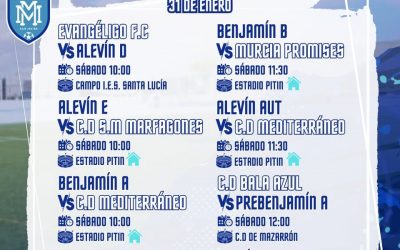 HORARIOS DEL 31 ENERO AL 1 DE FEBRERO