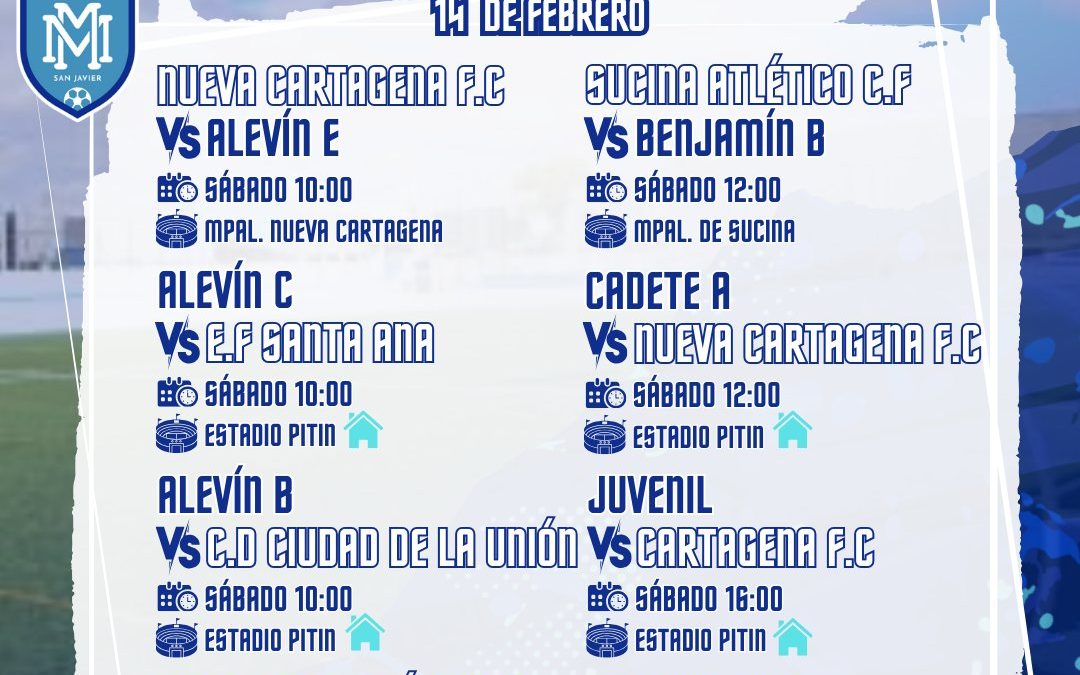 HORARIOS 14 Y 15 DE FEBRERO