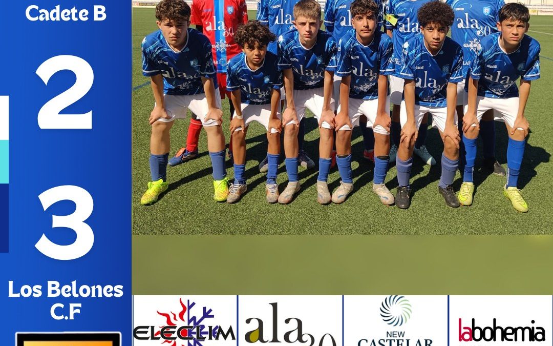 CADETE B 2/3 LOS BELONES C.F