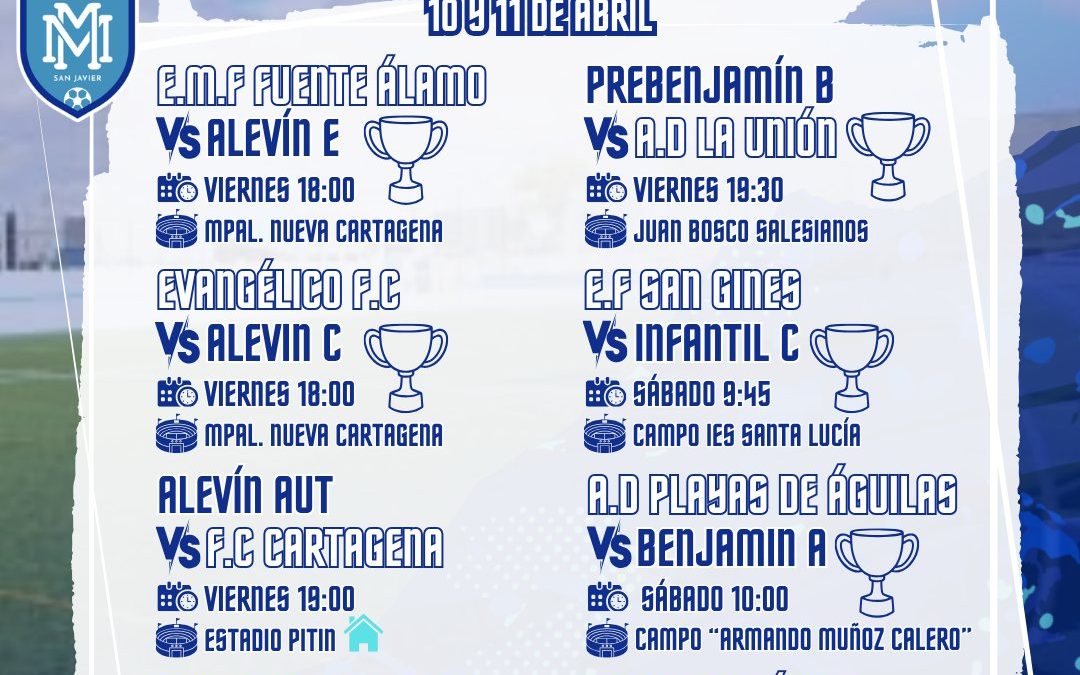 HORARIOS 10 Y 11 DE ABRIL