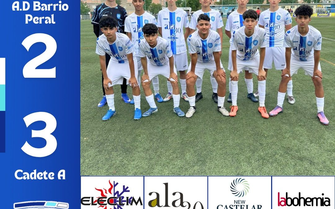 A.D BARRIO PERAL 2/3 CADETE A