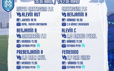 HORARIOS 30 ABRIL AL 2 DE MAYO